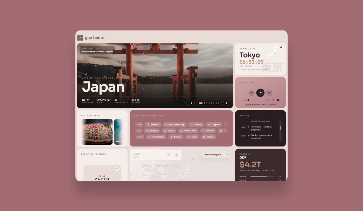 Geo Bento preview